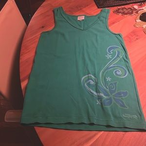 Crazy Shirt Green Tank Top